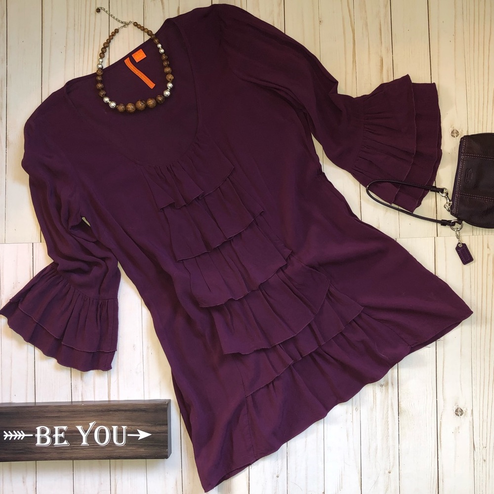 Always Sunny Ruffle Tunic